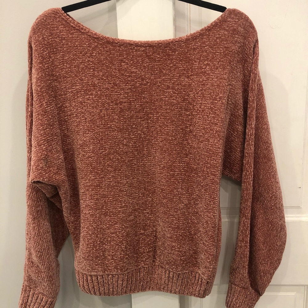 NWOT super soft, boatneck sweater